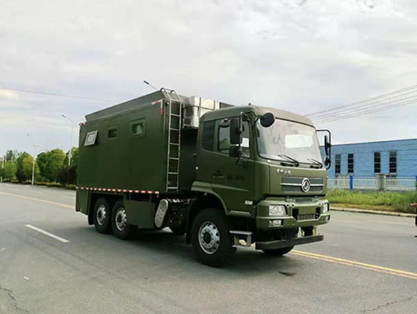 國六東風天錦六驅野外自行式炊事車圖片大全