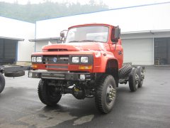 WS3250F尖頭6X6六驅越野自卸車，長頭六驅越野自卸車底盤價格