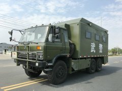 六驅越野餐廚車，東風六驅野外自行式炊事車，炊事作業越野車