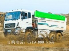 后八輪工程車翻斗車報價，東風天龍后八輪自卸車圖片