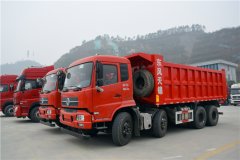 輕量化前四后八自卸車——工程車界的新寵