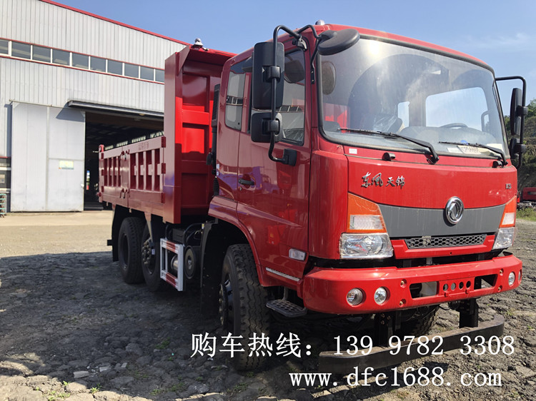 前二后六，東風天錦前二后六平板車，前二后六中浮橋自卸