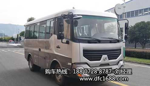 國六排放東風四驅越野客車，國六四驅17-19座越野客車報價