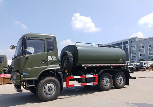 國六東風天錦SCS5165GPSDFV6型六驅越野灑水車價格